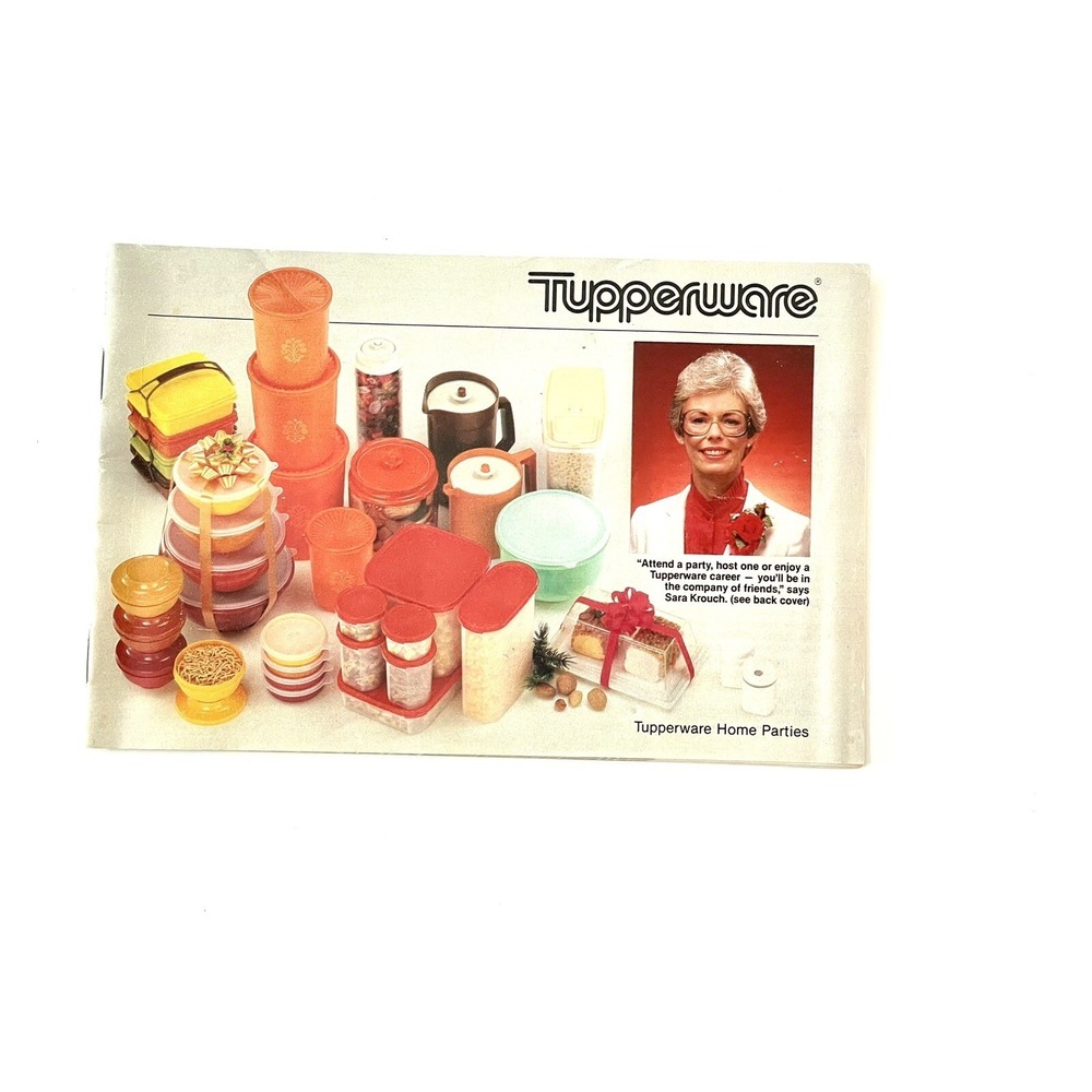 Vtg 1983 Tupperware booklet showing product pricing 47 Pg Hostess Party Catalog